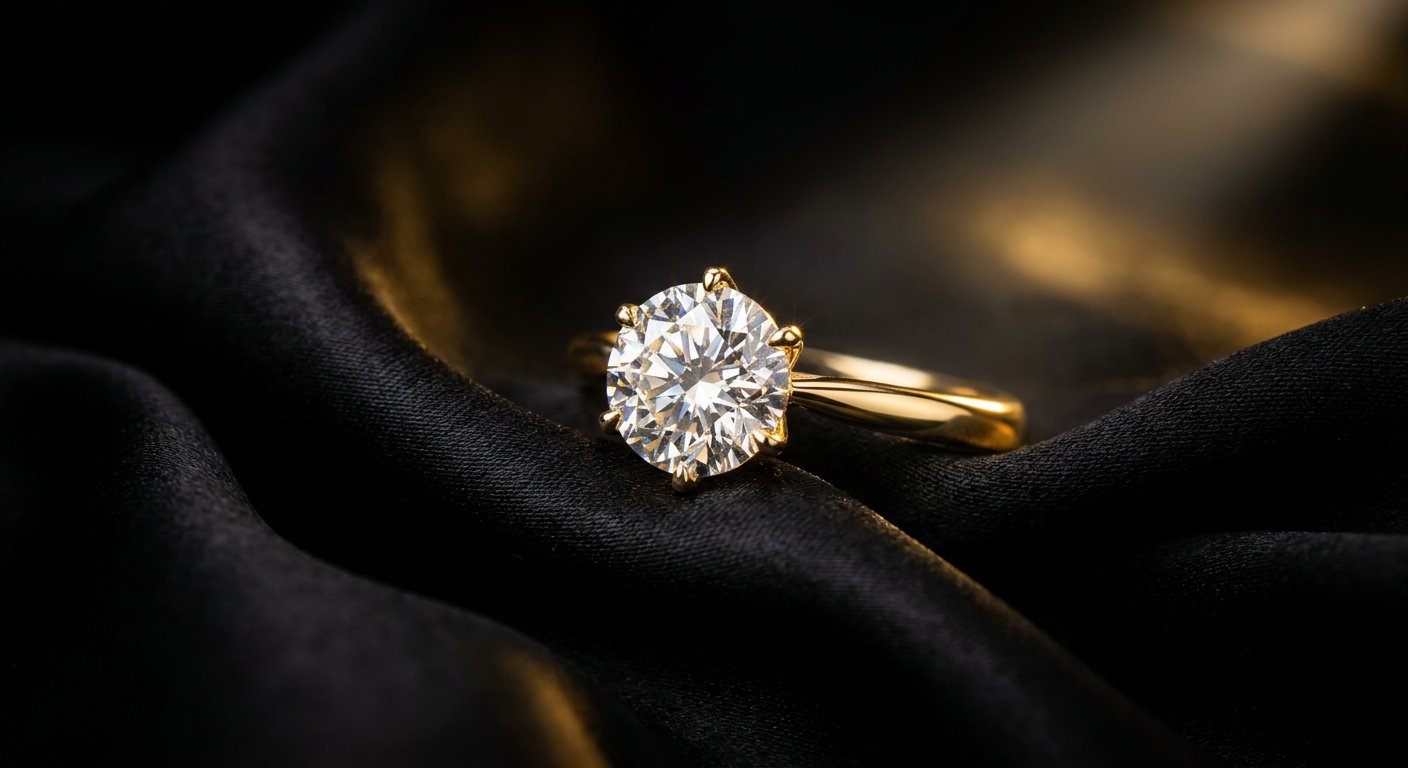 The Aurelia solitaire ring